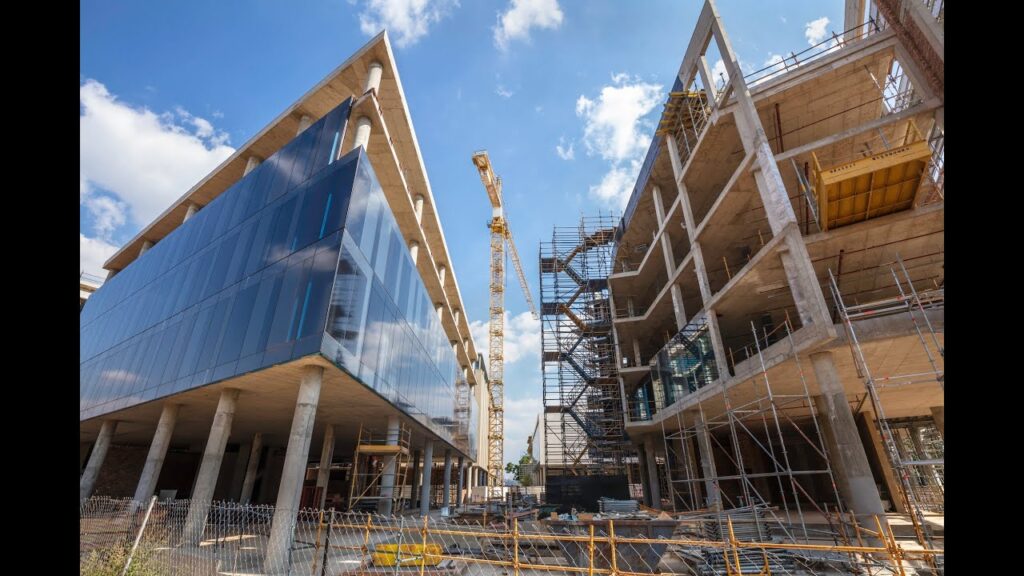 Hospital construction in Calgary